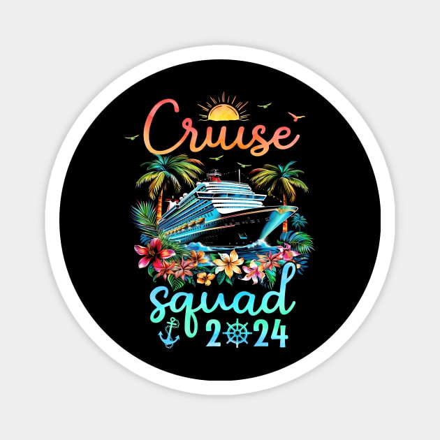 Cruise Squad 2024 Magnet by catador design